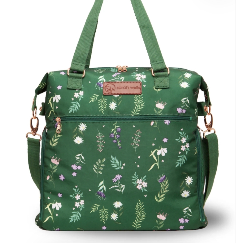 Sarah Wells Lizzy Olive You Pump Bag Brand New